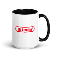 Load image into Gallery viewer, Bitcoin Gamer Red Graphic Coffee Mug-fomo21
