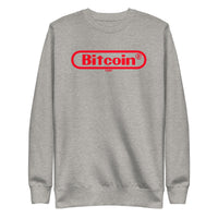 Load image into Gallery viewer, Bitcoin Gamer (Red Graphic) Crewneck Sweatshirt-fomo21
