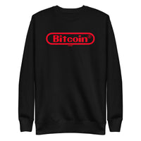 Load image into Gallery viewer, Bitcoin Gamer (Red Graphic) Crewneck Sweatshirt-fomo21
