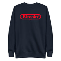 Load image into Gallery viewer, Bitcoin Gamer (Red Graphic) Crewneck Sweatshirt-fomo21
