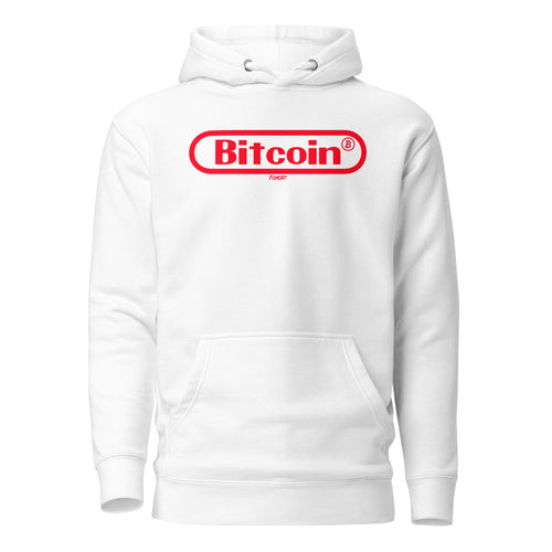 Bitcoin Gamer Red Graphic Hoodie Sweatshirt-fomo21