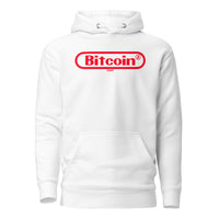Load image into Gallery viewer, Bitcoin Gamer Red Graphic Hoodie Sweatshirt-Pullover Hoodie Sweatshirt-fomo21
