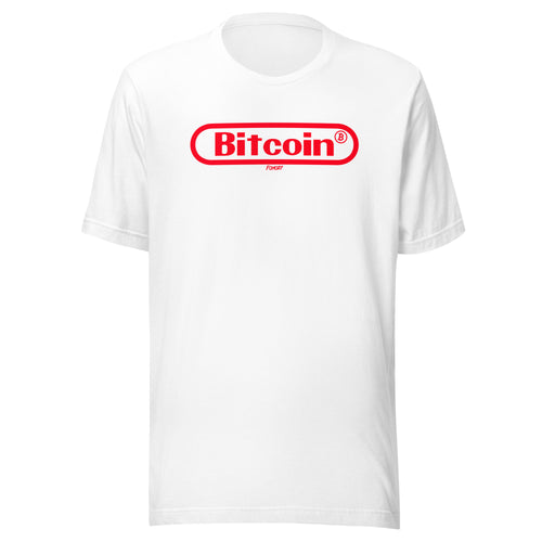 Bitcoin Gamer Red Graphic T-Shirt-fomo21