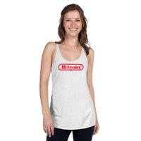 Load image into Gallery viewer, Bitcoin Gamer Red Graphic Women’s Tank Top-Women's Tank Top-fomo21
