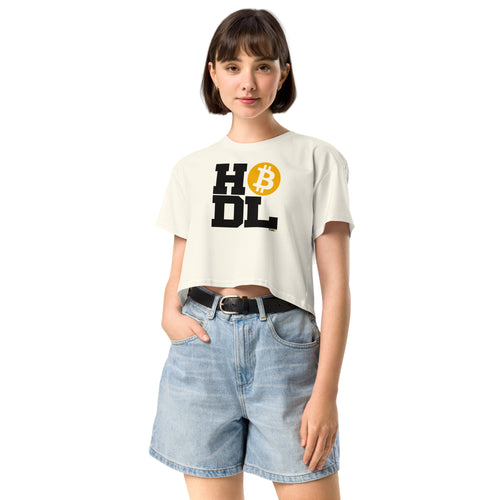 Bitcoin HODL Statement Women's Crop Top-fomo21