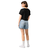 Load image into Gallery viewer, Bitcoin Icon Circle Women's Crop Top-Crop Top-fomo21
