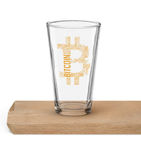 Load image into Gallery viewer, Bitcoin Is Everywhere Pint Glass-fomo21

