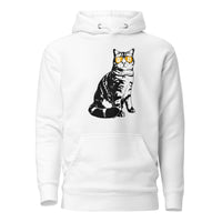 Load image into Gallery viewer, Bitcoin Is For The Cats Hoodie Sweatshirt-Pullover Hoodie Sweatshirt-fomo21

