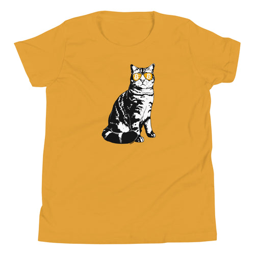 Bitcoin Is For The Cats Youth T-Shirt-fomo21