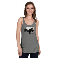 Load image into Gallery viewer, Bitcoin Is For The Honey Badgers Women’s Tank Top-fomo21

