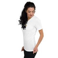 Load image into Gallery viewer, Bitcoin Is For The Honey Badgers Women's V-Neck T-Shirt-fomo21
