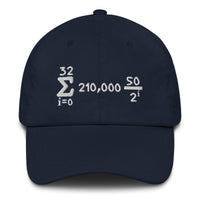 Load image into Gallery viewer, Bitcoin Is Math Dad Hat-fomo21
