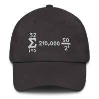 Load image into Gallery viewer, Bitcoin Is Math Dad Hat-fomo21
