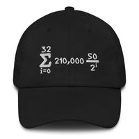 Load image into Gallery viewer, Bitcoin Is Math Dad Hat-fomo21
