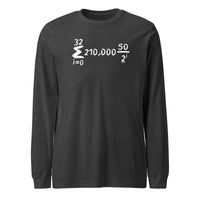 Load image into Gallery viewer, Bitcoin Is Math Long Sleeve T-Shirt-fomo21
