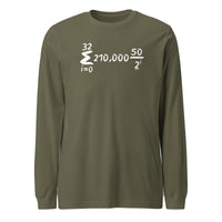 Load image into Gallery viewer, Bitcoin Is Math Long Sleeve T-Shirt-fomo21
