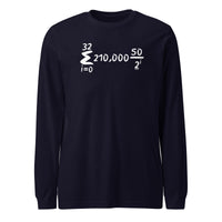 Load image into Gallery viewer, Bitcoin Is Math Long Sleeve T-Shirt-fomo21
