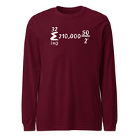 Load image into Gallery viewer, Bitcoin Is Math Long Sleeve T-Shirt-fomo21
