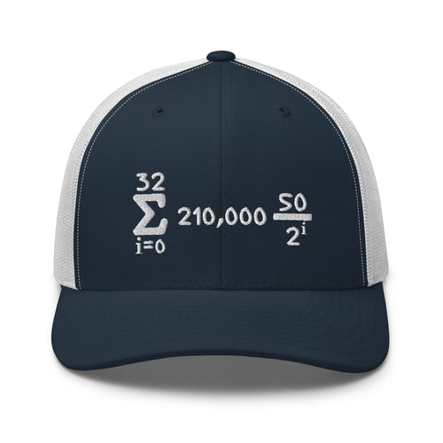 Bitcoin Is Math Trucker Hat-fomo21