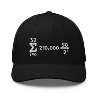 Load image into Gallery viewer, Bitcoin Is Math Trucker Hat-Trucker Hat-fomo21
