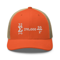 Load image into Gallery viewer, Bitcoin Is Math Trucker Hat-Trucker Hat-fomo21
