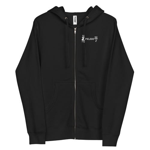 Bitcoin Is Math Zip-up Hoodie Sweatshirt-fomo21
