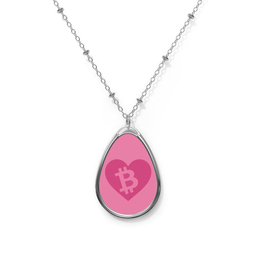 Bitcoin Love Heart Necklace-fomo21