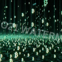 Load image into Gallery viewer, Bitcoin Matrix Facebook Cover Photo-fomo21
