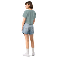 Load image into Gallery viewer, Bitcoin Minimal Symbol Women's Crop Top-Crop Top-fomo21

