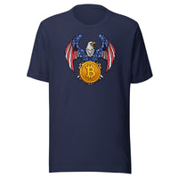 Load image into Gallery viewer, Bitcoin Patriot Bald Eagle T-Shirt-fomo21
