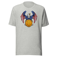 Load image into Gallery viewer, Bitcoin Patriot Bald Eagle T-Shirt-fomo21
