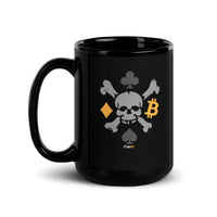 Load image into Gallery viewer, Bitcoin Poker Skull Coffee Mug-fomo21
