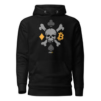 Load image into Gallery viewer, Bitcoin Poker Skull Hoodie Sweatshirt-fomo21

