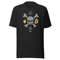 Load image into Gallery viewer, Bitcoin Poker Skull T-Shirt-fomo21
