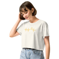 Load image into Gallery viewer, Bitcoin Pulse Line Graphic Women's Crop Top-Crop Top-fomo21
