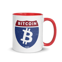Load image into Gallery viewer, Bitcoin Road Sign Coffee Mug-fomo21
