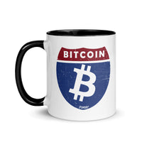 Load image into Gallery viewer, Bitcoin Road Sign Coffee Mug-fomo21
