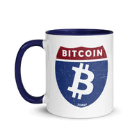 Load image into Gallery viewer, Bitcoin Road Sign Coffee Mug-fomo21
