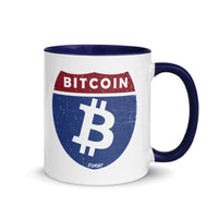 Load image into Gallery viewer, Bitcoin Road Sign Coffee Mug-fomo21
