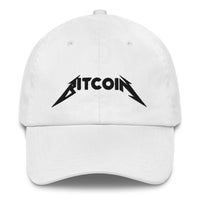 Load image into Gallery viewer, Bitcoin Rocks (Black Embroidery) Dad Hat-fomo21
