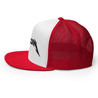 Load image into Gallery viewer, Bitcoin Rocks (Black Embroidery) Trucker Hat-fomo21
