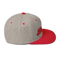 Load image into Gallery viewer, Bitcoin Select Red Snapback Hat-fomo21
