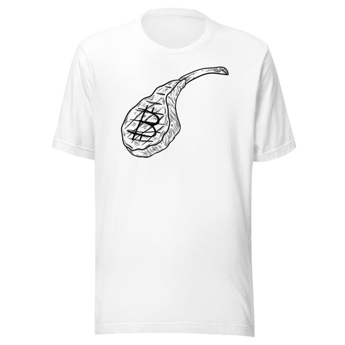 Bitcoin Steak Carnivore T-Shirt-fomo21