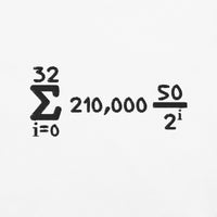 Load image into Gallery viewer, Bitcoin Supply Formula Black Embroidered T-Shirt-fomo21
