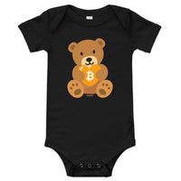 Load image into Gallery viewer, Bitcoin Teddy Bear Infant One Piece-Infant One Piece-fomo21
