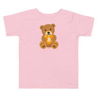 Load image into Gallery viewer, Bitcoin Teddy Bear Toddler T-Shirt-fomo21
