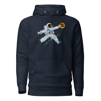 Load image into Gallery viewer, Bitcoin To The Moon Hoodie Sweatshirt-Pullover Hoodie Sweatshirt-fomo21
