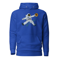 Load image into Gallery viewer, Bitcoin To The Moon Hoodie Sweatshirt-Pullover Hoodie Sweatshirt-fomo21
