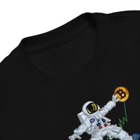 Load image into Gallery viewer, Bitcoin To The Moon Toddler T-Shirt-fomo21
