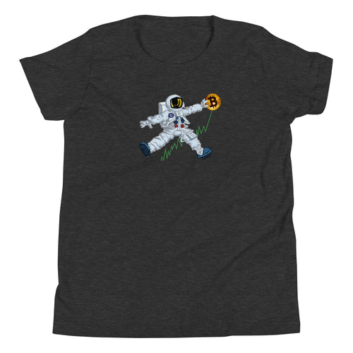 Bitcoin To The Moon Youth T-Shirt-fomo21
